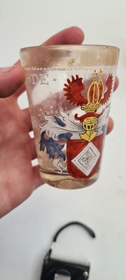 Lot 229 - A group of enamelled Historismus glass