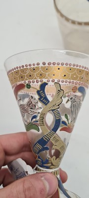 Lot 229 - A group of enamelled Historismus glass