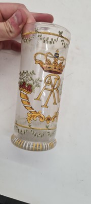 Lot 229 - A group of enamelled Historismus glass