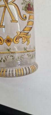 Lot 229 - A group of enamelled Historismus glass
