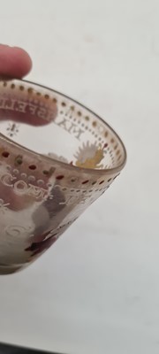 Lot 229 - A group of enamelled Historismus glass