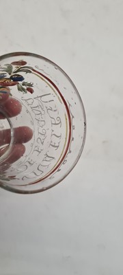 Lot 229 - A group of enamelled Historismus glass