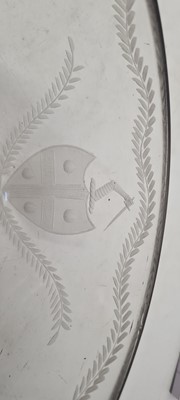 Lot 197 - An engraved glass bowl