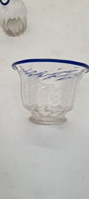 Lot 210 - A group of glass tableware