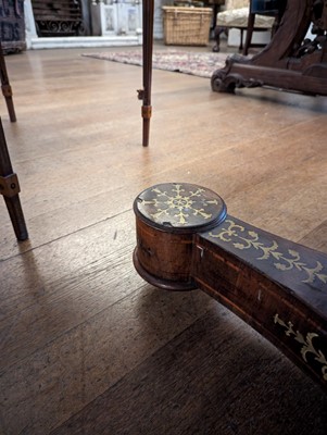Lot 27 - ☘ A Regency rosewood pedestal centre table