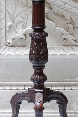 Lot 62 - ☘ A mahogany torchère