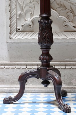 Lot 62 - ☘ A mahogany torchère