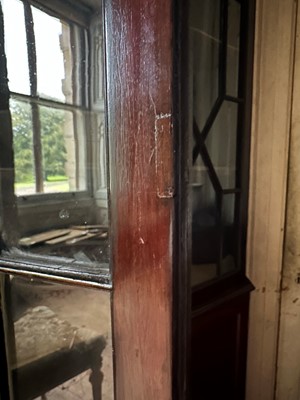 Lot 25 - ☘ A George III mahogany standing corner cupboard