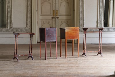 Lot 10 - ☘ A Regency mahogany and inlaid quartetto table
