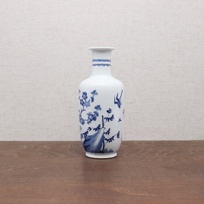 Lot 341 - A Chinese blue and white vase