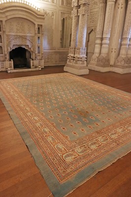 Lot 103 - ☘ A large blue Amritsar carpet