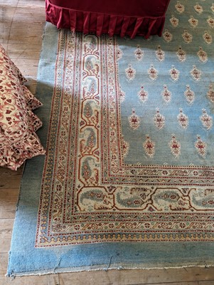 Lot 103 - ☘ A large blue Amritsar carpet