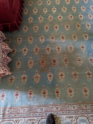 Lot 103 - ☘ A large blue Amritsar carpet