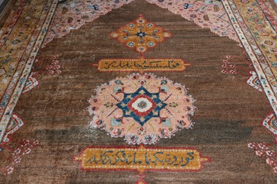 Lot 102 - ☘ A Kurdish wool carpet