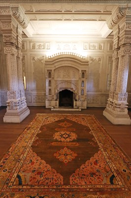 Lot 102 - ☘ A Kurdish wool carpet