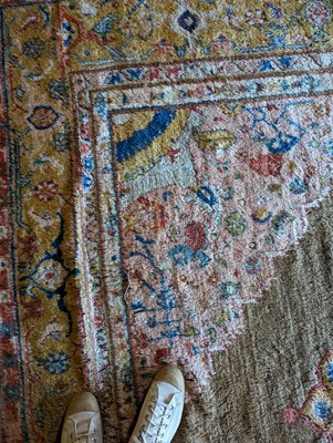 Lot 102 - ☘ A Kurdish wool carpet