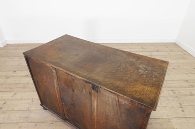 Lot 10 - A camphor wood and brass campaign desk