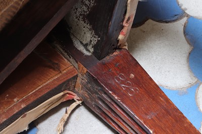 Lot 42 - An Edwardian mahogany stool