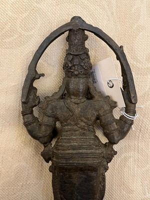 Lot 284 - A bronze figure of Shiva as Chandrashekhara