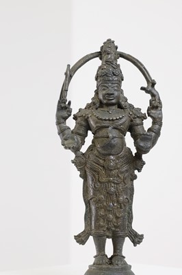 Lot 284 - A bronze figure of Shiva as Chandrashekhara