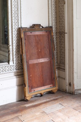 Lot 57 - ☘ A Continental gilt-gesso-framed pier glass