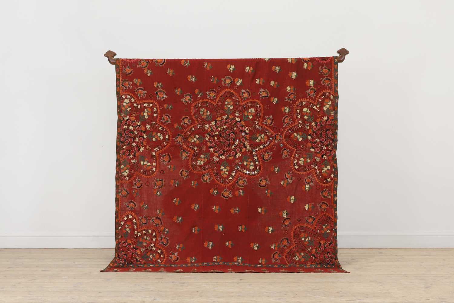 Lot 77 - A Sindhi embroidered panel
