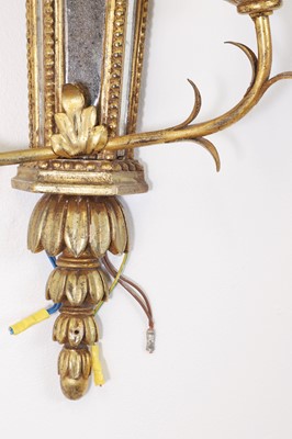 Lot 188 - A pair of George III-style wall lights