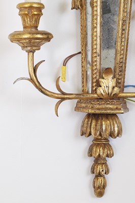 Lot 188 - A pair of George III-style wall lights