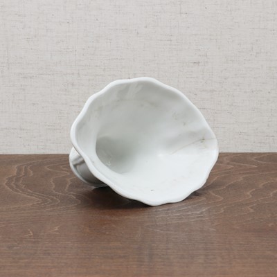 Lot 78 - A Chinese blanc de Chine libation cup