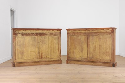Lot 259 - A pair of George IV bird's-eye maple library bookcases