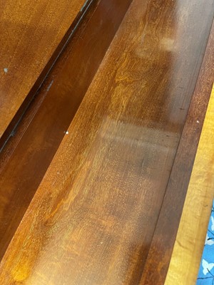 Lot 259 - A pair of George IV bird's-eye maple library bookcases