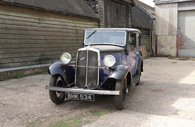 Lot 3 - 1934 BSA 10 Saloon