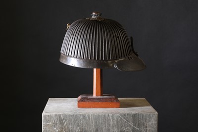 Lot 118 - A Japanese  suji bachi kabuto (ridged helmet)