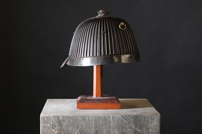 Lot 118 - A Japanese  suji bachi kabuto (ridged helmet)