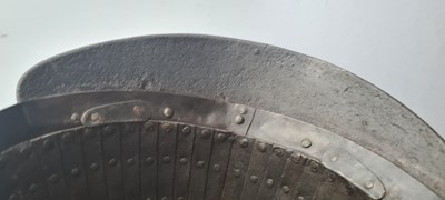 Lot 118 - A Japanese  suji bachi kabuto (ridged helmet)