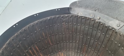 Lot 118 - A Japanese  suji bachi kabuto (ridged helmet)