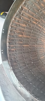 Lot 118 - A Japanese  suji bachi kabuto (ridged helmet)