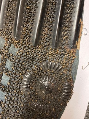 Lot 122 - A group of six pairs of Japanese han kote (arm armour)