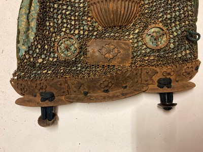 Lot 122 - A group of six pairs of Japanese han kote (arm armour)