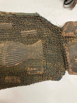 Lot 122 - A group of six pairs of Japanese han kote (arm armour)