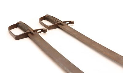 Lot 87 - A pair of Italian 1833 Pattern artillery sabres