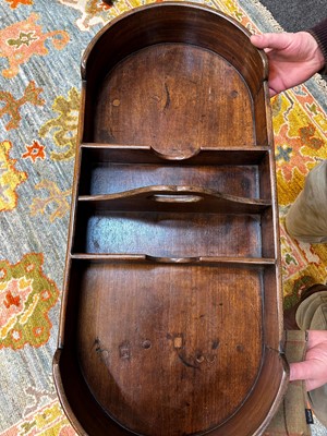 Lot 17 - A George III mahogany tray on stand