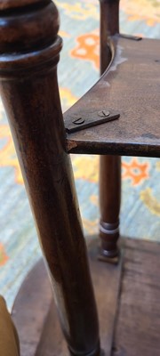 Lot 17 - A George III mahogany tray on stand