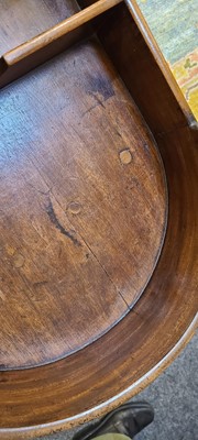 Lot 17 - A George III mahogany tray on stand