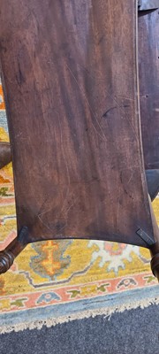 Lot 17 - A George III mahogany tray on stand