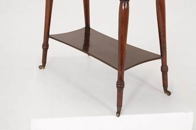 Lot 17 - A George III mahogany tray on stand