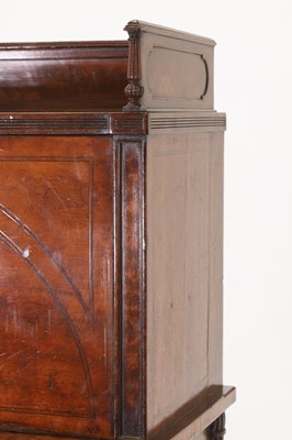 Lot 19 - A George III Sheraton Period mahogany bonheur-du-jour