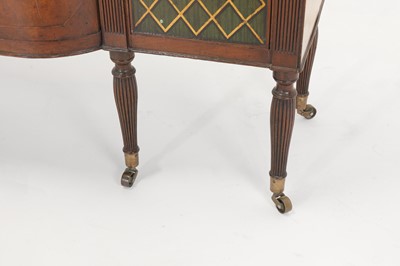 Lot 24 - A pair of mahogany and painted cabinets