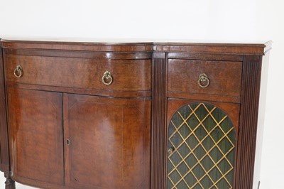 Lot 24 - A pair of mahogany and painted cabinets