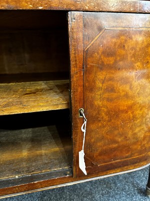 Lot 24 - A pair of mahogany and painted cabinets